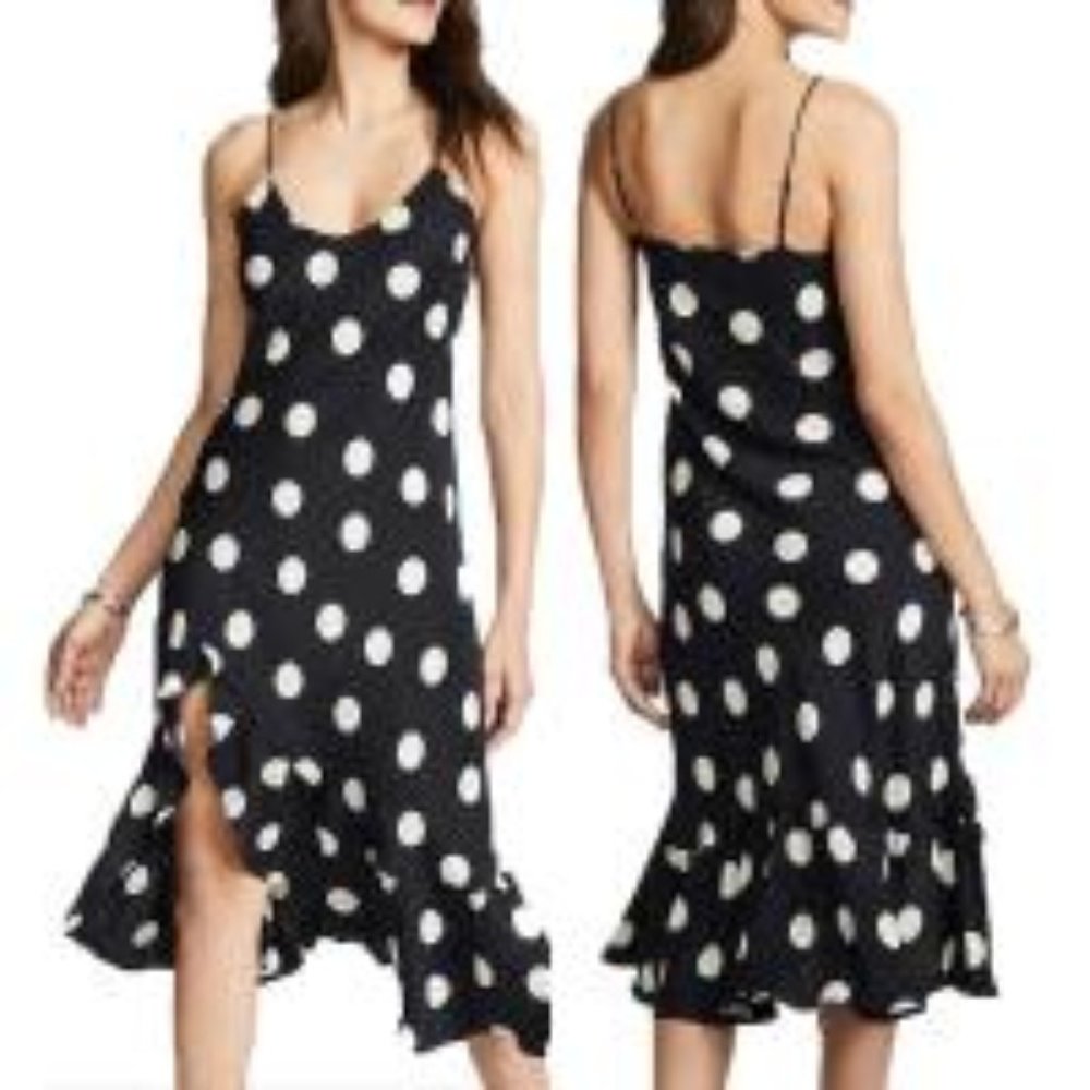 NEW large black and white spot Sundress